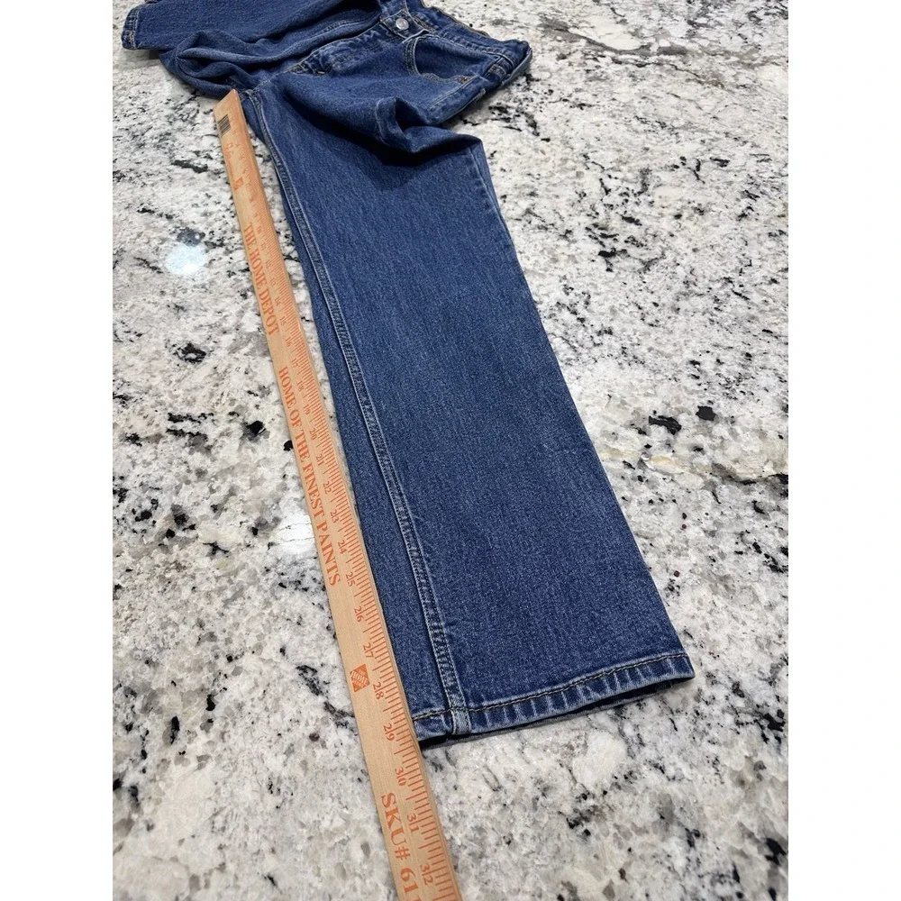 Levi's 514 jeans men's 30x30 (29x29.5) regular fit straight blue denim Jeans